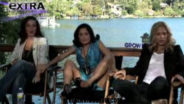 Salma Hayek Sees A Snake During Interview And Jumps Out Of Her Chair Scared As Hell!! (VIDEO)