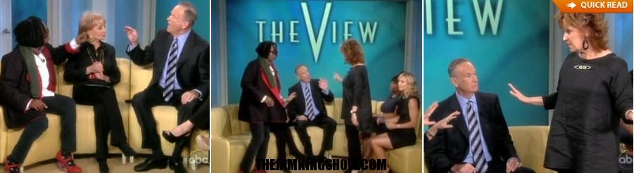 WATCH: Whoopi, Joy Walk Off ‘The View’ Over O’Reilly ‘Bulls**t’