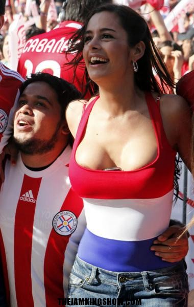 Larissa Riquelme the famous soccer fan who promised to run nude through the